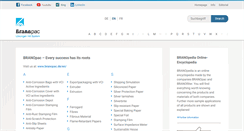 Desktop Screenshot of branopedia.de